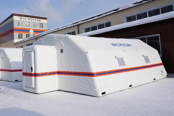 Пневмокаркасная палатка Фрегат ПКП-Ф 50 (7,5х6,5х3) с тамбуром