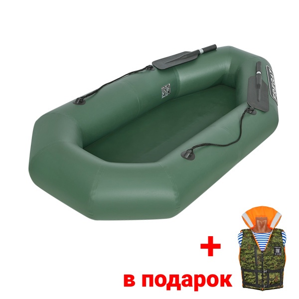 М-1 Оптима лайт (200 см) с гребками Лодка (зеленая 2613)